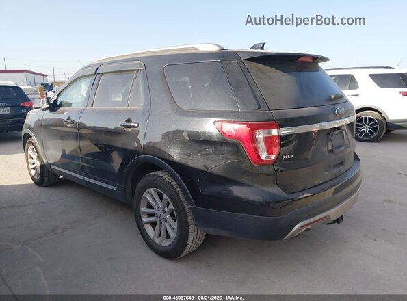 1FM5K7D86GGD29369 2016 FORD EXPLORER Black უკანა მარცხენა