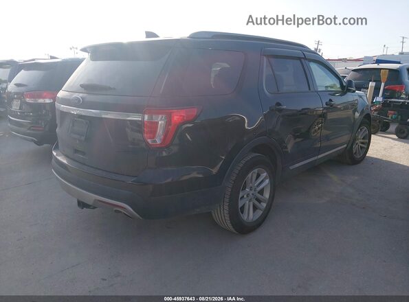 1FM5K7D86GGD29369 2016 FORD EXPLORER Black უკანა მარჯვენა