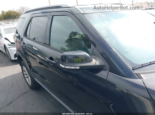 1FM5K7D86HGA70433 2017 FORD EXPLORER Black Vista interior de 360 grados