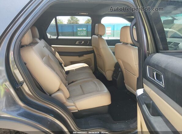1FM5K7D86HGA92206 2017 FORD EXPLORER Gray VIN კოდის სტიკერის ხედი