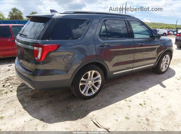 1FM5K7D86HGA92206 2017 FORD EXPLORER Gray უკანა მარჯვენა