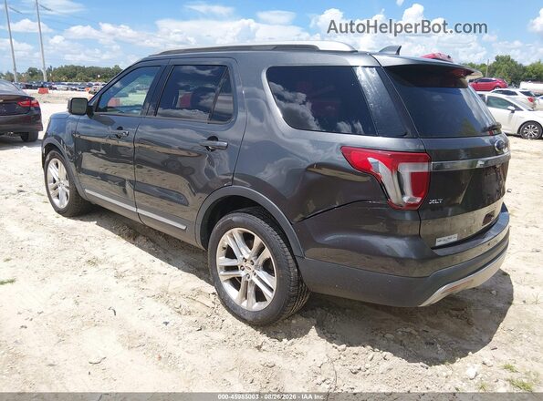 1FM5K7D86HGA92206 2017 FORD EXPLORER Gray უკანა მარცხენა