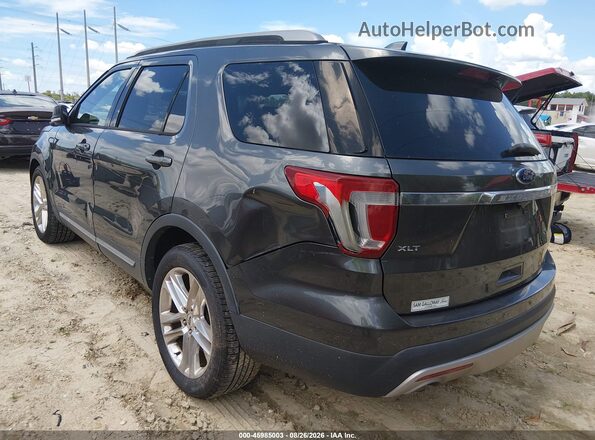 1FM5K7D86HGA92206 2017 FORD EXPLORER Gray წინა ხედი