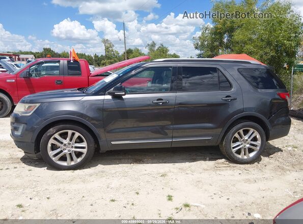 1FM5K7D86HGA92206 2017 FORD EXPLORER Gray სალონის 360-გრადუსიანი ხედი