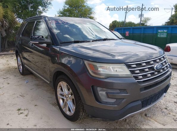 1FM5K7D86HGA92206 2017 FORD EXPLORER Gray 