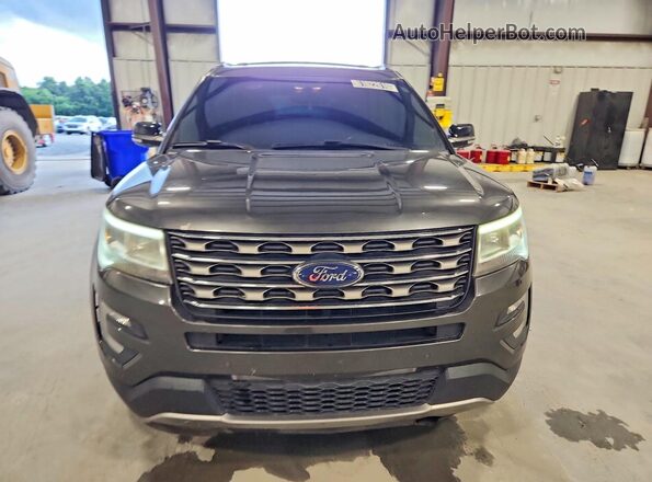 1FM5K7D86HGC80238 2017 FORD EXPLORER Gray წინა ხედი