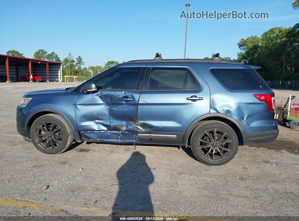 1FM5K7D86JGA23764 2018 FORD EXPLORER Blue Панорамний вид салону 360°