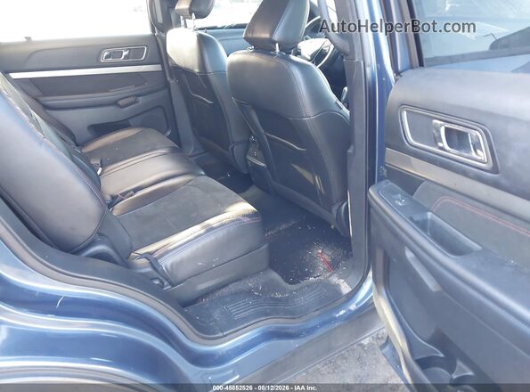 1FM5K7D86JGA23764 2018 FORD EXPLORER Blue Вид наклейки з VIN-кодом