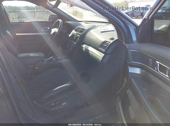 1FM5K7D86JGA23764 2018 FORD EXPLORER Blue Вид салону спереду
