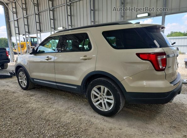 1FM5K7D86JGA52407 2018 FORD EXPLORER Бежевый Задняя левая четверть