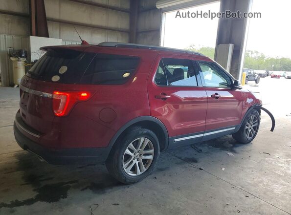 1FM5K7D86JGA76125 2018 FORD EXPLORER Maroon Tył prawy