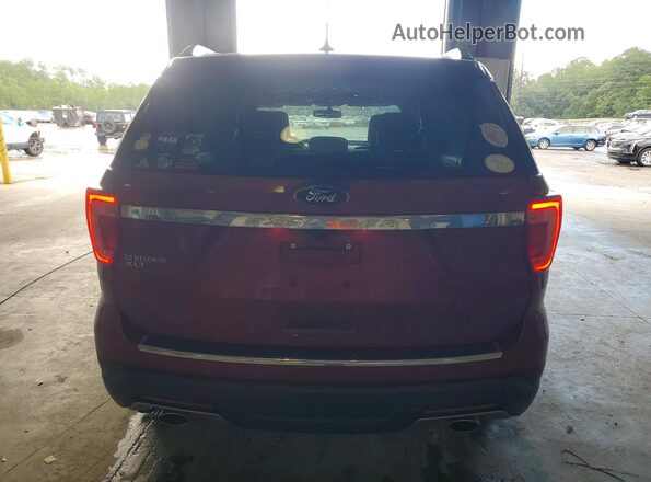 1FM5K7D86JGA76125 2018 FORD EXPLORER Maroon Widok z tyłu