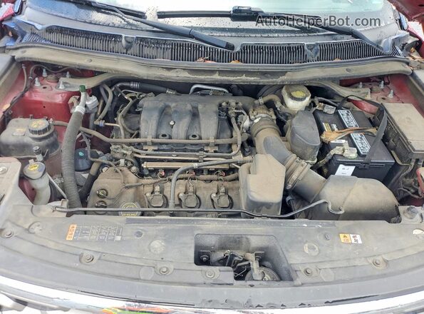 1FM5K7D86JGA76125 2018 FORD EXPLORER Maroon Widok komory silnika