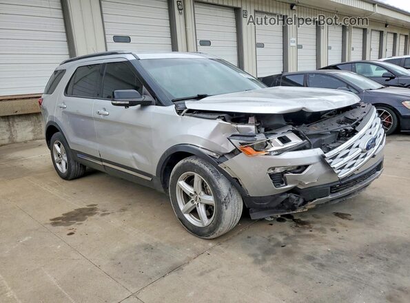 1FM5K7D86JGC32146 2018 FORD EXPLORER Silver Передня права чверть