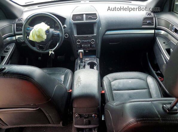 1FM5K7D86JGC32146 2018 FORD EXPLORER Silver Вид панелі приладів
