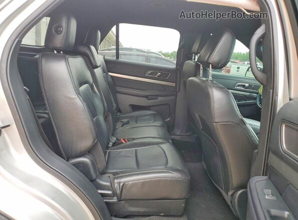 1FM5K7D86JGC32146 2018 FORD EXPLORER Silver Вид задньої частини салону