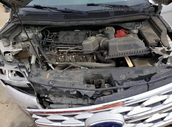 1FM5K7D86JGC32146 2018 FORD EXPLORER Silver Вид підкапотного простору