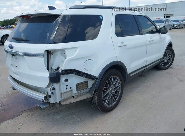 1FM5K7D86JGC43731 2018 FORD EXPLORER White Tył prawy