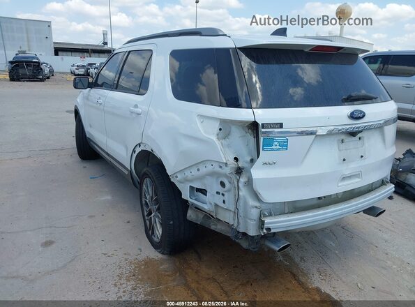 1FM5K7D86JGC43731 2018 FORD EXPLORER White Tył lewy
