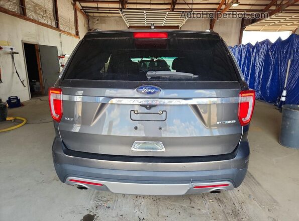 1FM5K7D87GGC85012 2016 FORD EXPLORER Gray უკანა ხედი