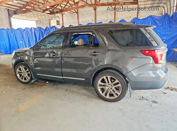 1FM5K7D87GGC85012 2016 FORD EXPLORER Gray უკანა მარცხენა