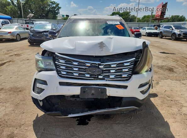 1FM5K7D87HGA15697 2017 FORD EXPLORER White Դիմացի տեսք