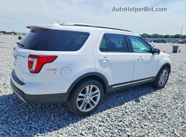 1FM5K7D87HGA96989 2017 FORD EXPLORER Белый Задняя правая четверть