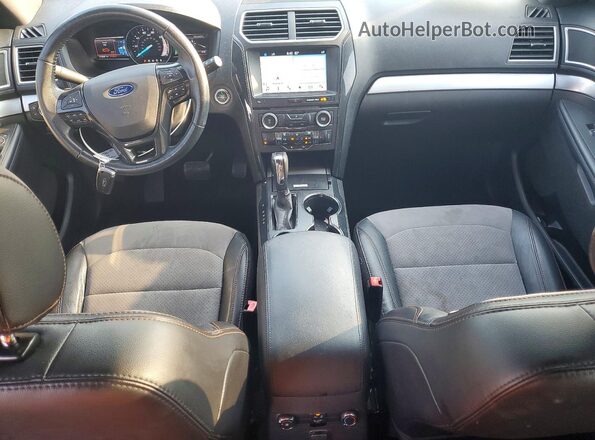 1FM5K7D87HGC45272 2017 FORD EXPLORER Black Առջևի վահանակի տեսք