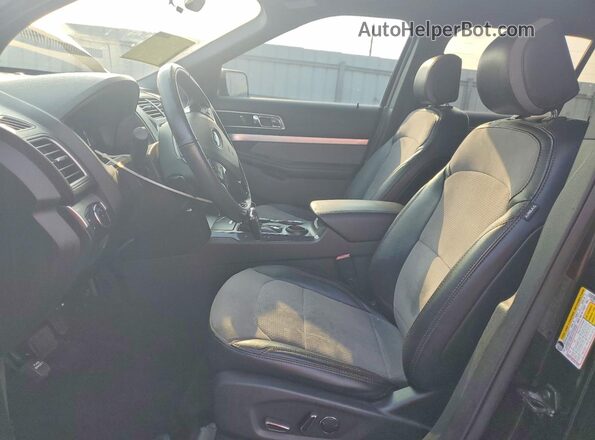 1FM5K7D87HGC45272 2017 FORD EXPLORER Black Սալոնի դիմացի տեսք