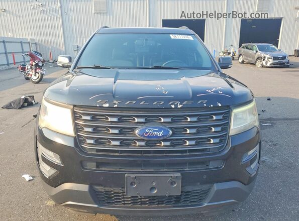 1FM5K7D87HGC45272 2017 FORD EXPLORER Black Դիմացի տեսք