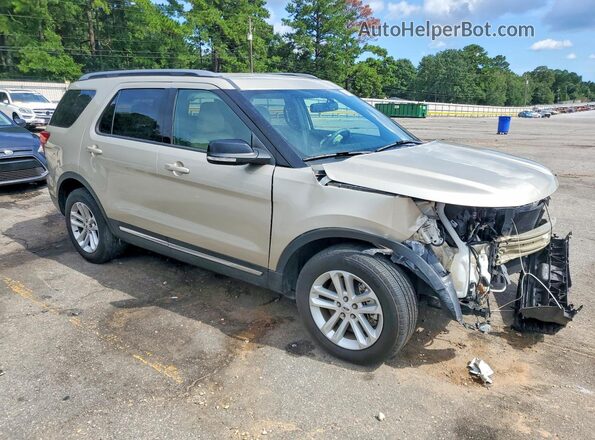 1FM5K7D87HGC45305 2017 FORD EXPLORER Gold Передня права чверть