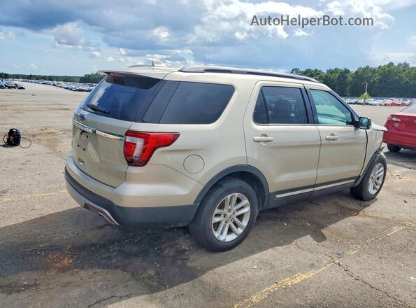 1FM5K7D87HGC45305 2017 FORD EXPLORER Gold Задня права чверть