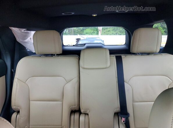 1FM5K7D87HGC45305 2017 FORD EXPLORER Gold Вид задніх сидінь