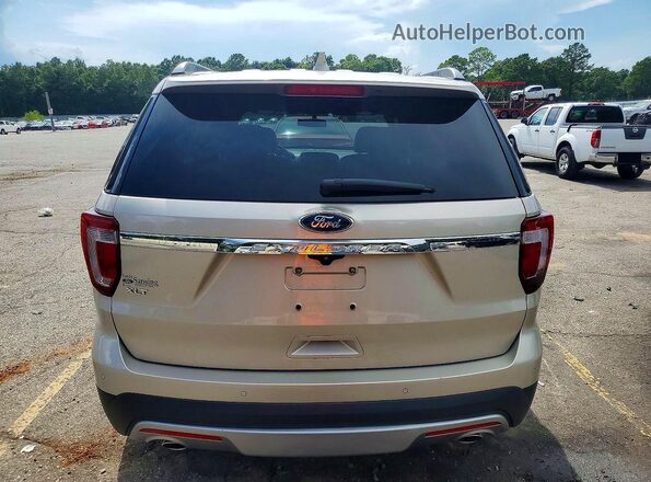 1FM5K7D87HGC45305 2017 FORD EXPLORER Gold Вид ззаду