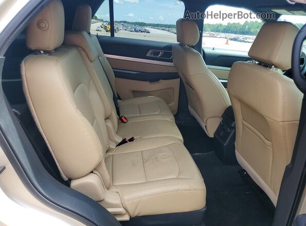 1FM5K7D87HGC45305 2017 FORD EXPLORER Gold Вид задньої частини салону