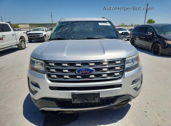 1FM5K7D87HGD78761 2017 FORD EXPLORER Silver Вид спереду