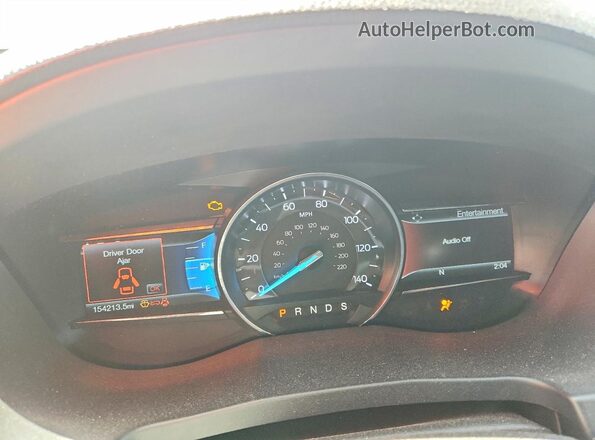 1FM5K7D87HGD78761 2017 FORD EXPLORER Silver Вид щитка приладів