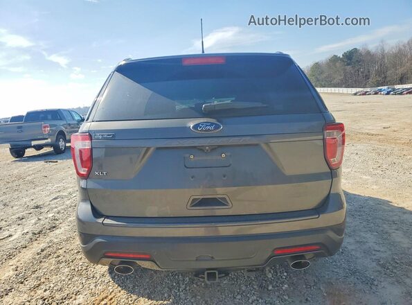 1FM5K7D87JGA11543 2018 FORD EXPLORER Charcoal Widok z tyłu