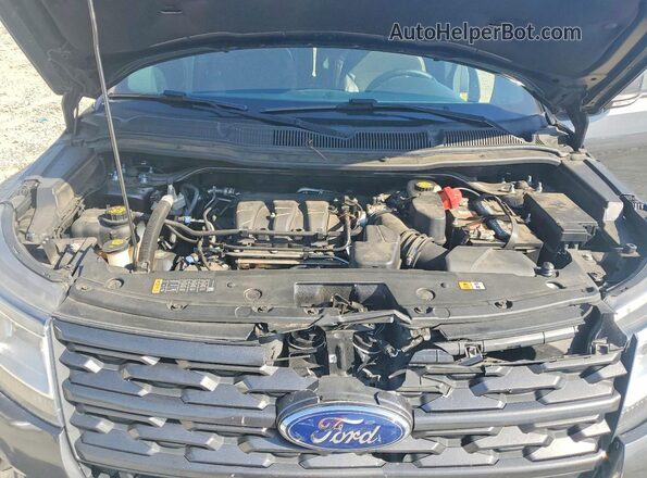 1FM5K7D87JGA11543 2018 FORD EXPLORER Charcoal Widok wnętrza z tyłu