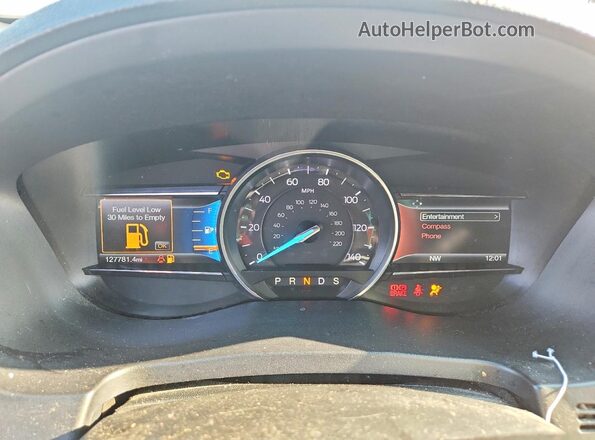 1FM5K7D88GGA93808 2016 FORD EXPLORER Blue Widok zestawu wskaźników