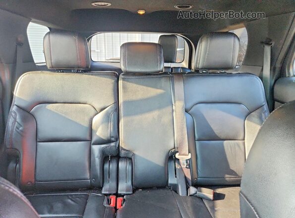 1FM5K7D88GGA93808 2016 FORD EXPLORER Blue Widok tylnych siedzeń