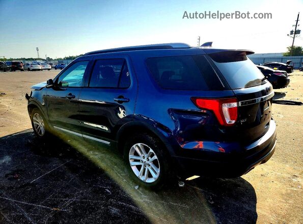 1FM5K7D88GGA93808 2016 FORD EXPLORER Blue Tył lewy