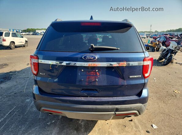 1FM5K7D88GGA93808 2016 FORD EXPLORER Blue Widok z tyłu