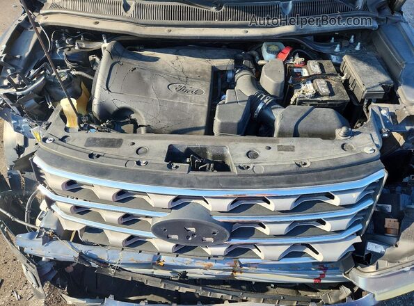 1FM5K7D88GGA93808 2016 FORD EXPLORER Blue Widok komory silnika