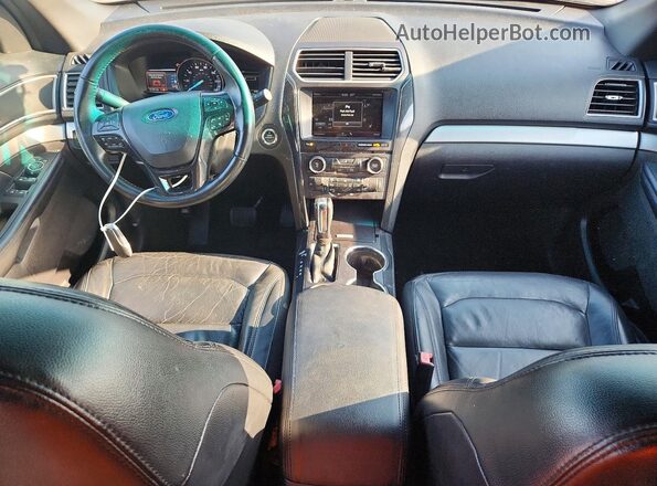 1FM5K7D88GGA93808 2016 FORD EXPLORER Blue Widok deski rozdzielczej