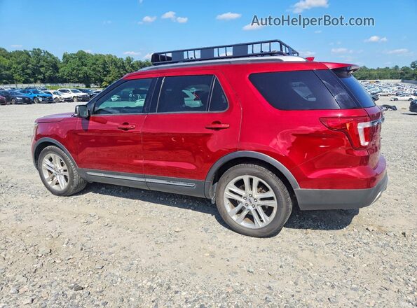1FM5K7D88GGB09151 2016 FORD EXPLORER Red Հետևի ձախ