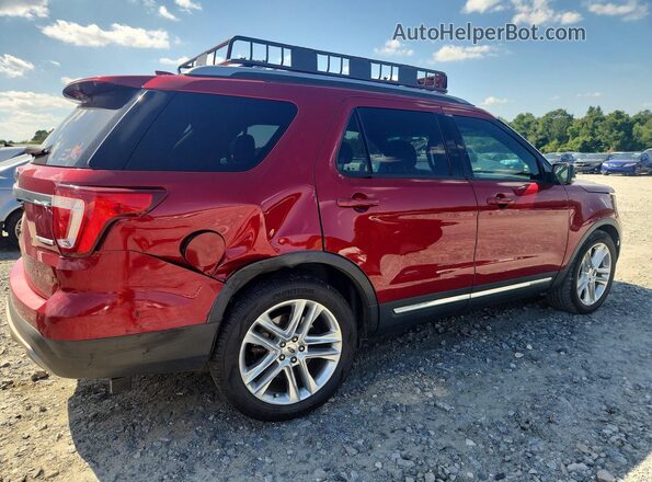 1FM5K7D88GGB09151 2016 FORD EXPLORER Red Հետևի աջ
