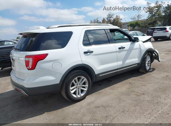 1FM5K7D88GGD03081 2016 FORD EXPLORER White Tył prawy