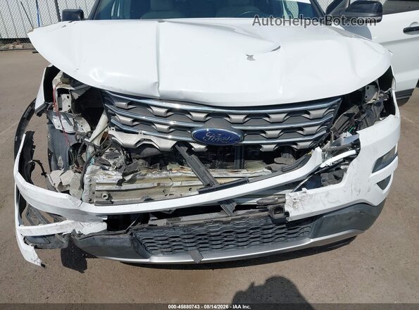 1FM5K7D88GGD03081 2016 FORD EXPLORER White Widok z przodu