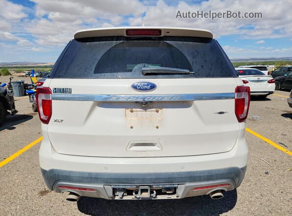 1FM5K7D88HGC21286 2017 FORD EXPLORER White Vista trasera